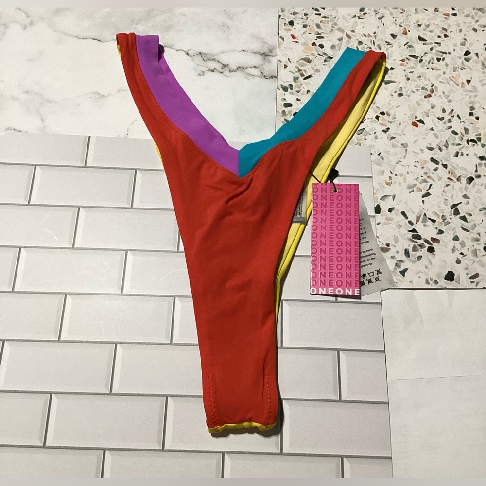 OneOne Jesse Bottom Brighton Bikini Bottoms Size XL